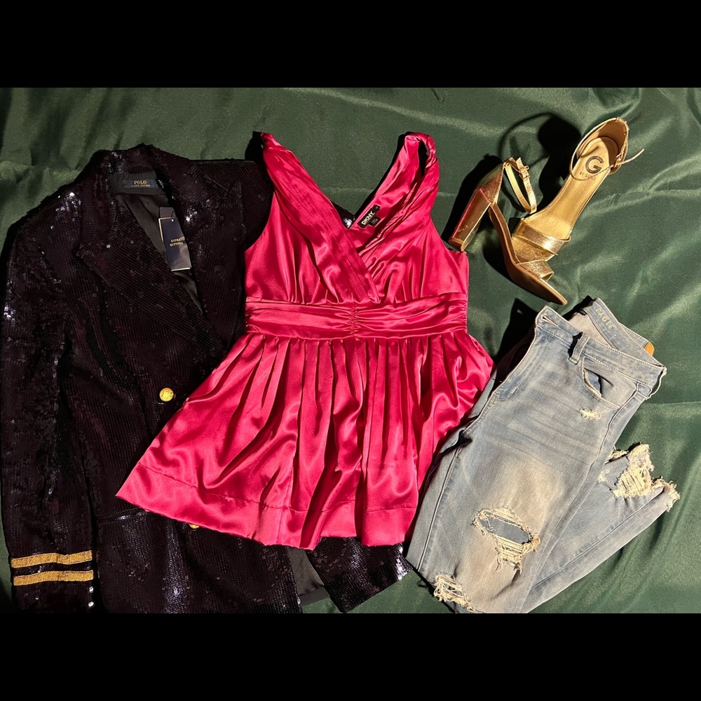 Beautiful DKNY Hot Pink Top